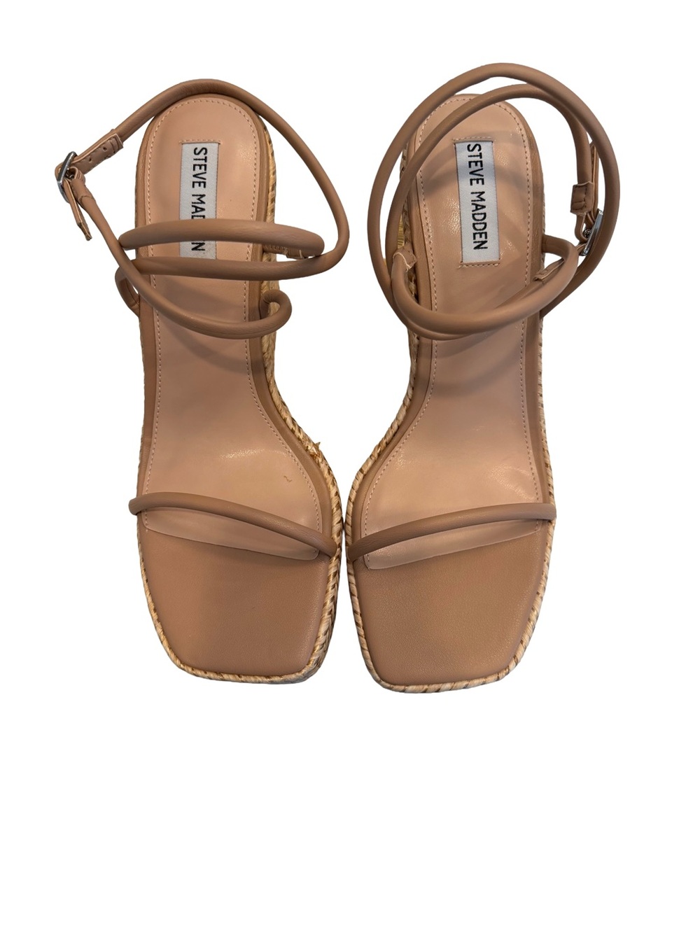 Steve Madden Unify Platform Wedge Espadrille Sandals, Natural Multi Size: 11 NWT - Picture 3 of 7